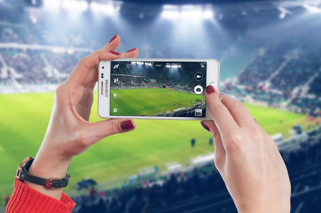 Calcio & Beneficenza: Foto con smartphone