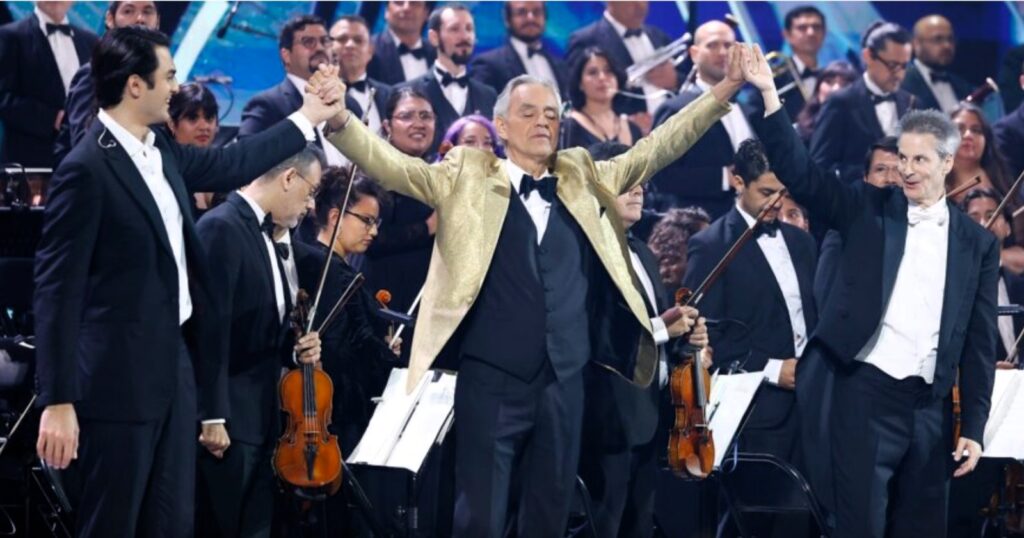 Andrea Bocelli: standing ovation