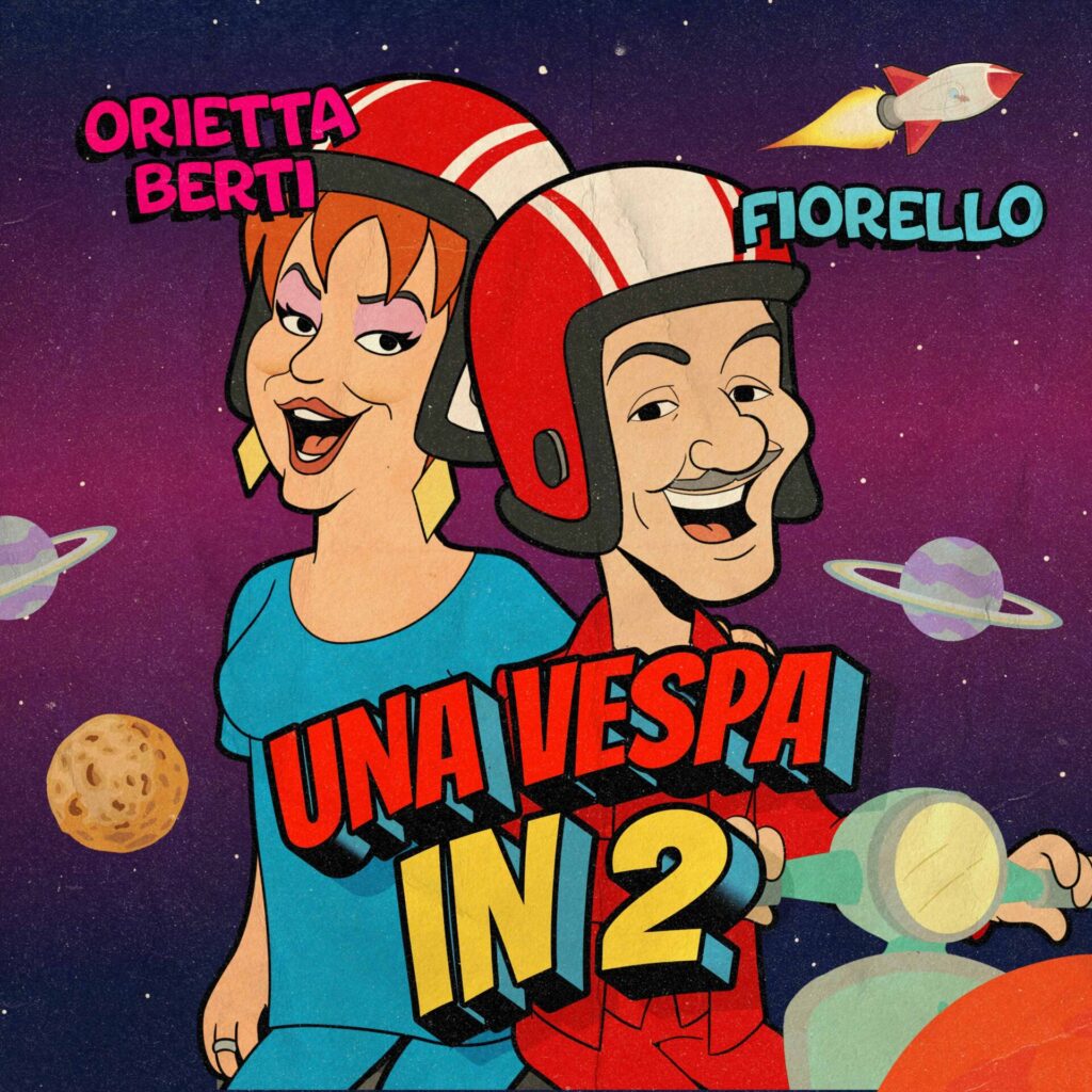 Una vespa in due: cover
