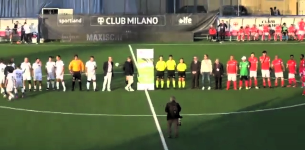 Nazionale . squadre in campo