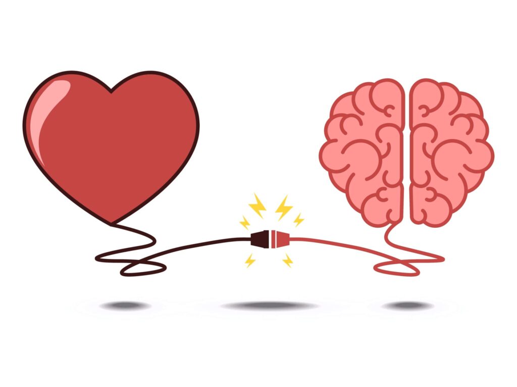 Ansia cuore e cervello