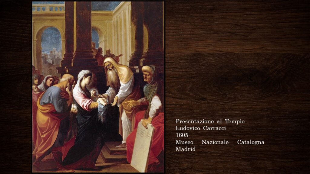 Carracci: presentazione al tempio
