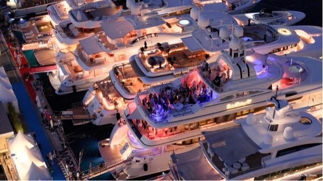 Monaco Yacht Show: area di festa