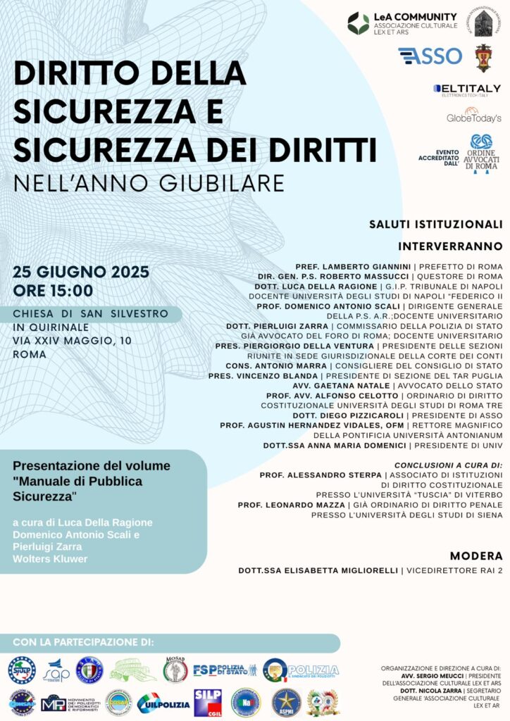 Diritto della Sicurezza - locandina