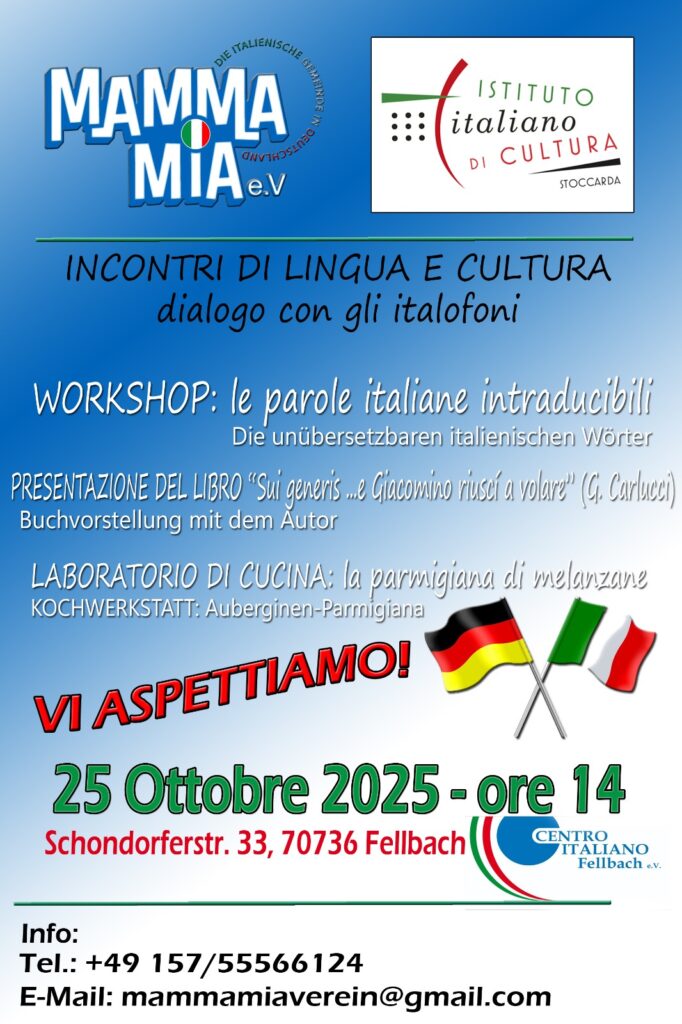 Incontri di lingua e cultura a Stoccarda -