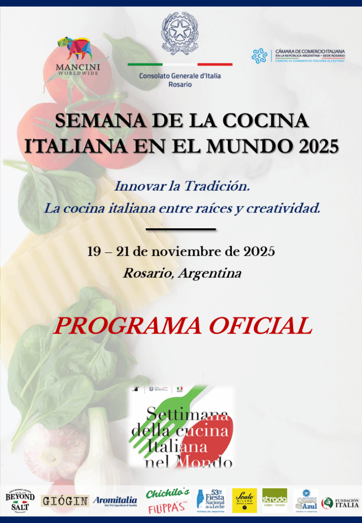 Settimana della Cucina Italiana a Rosario