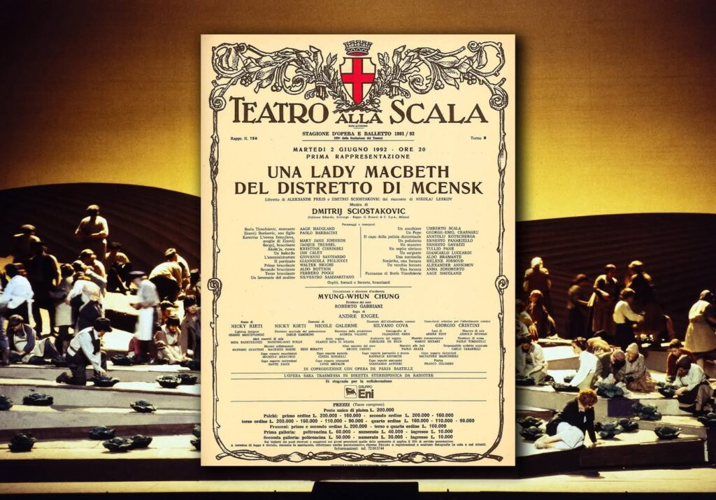 Lady Macbeth del distretto di Mcensk Scala - Lady Macbeth del distretto di Mcensk Scala