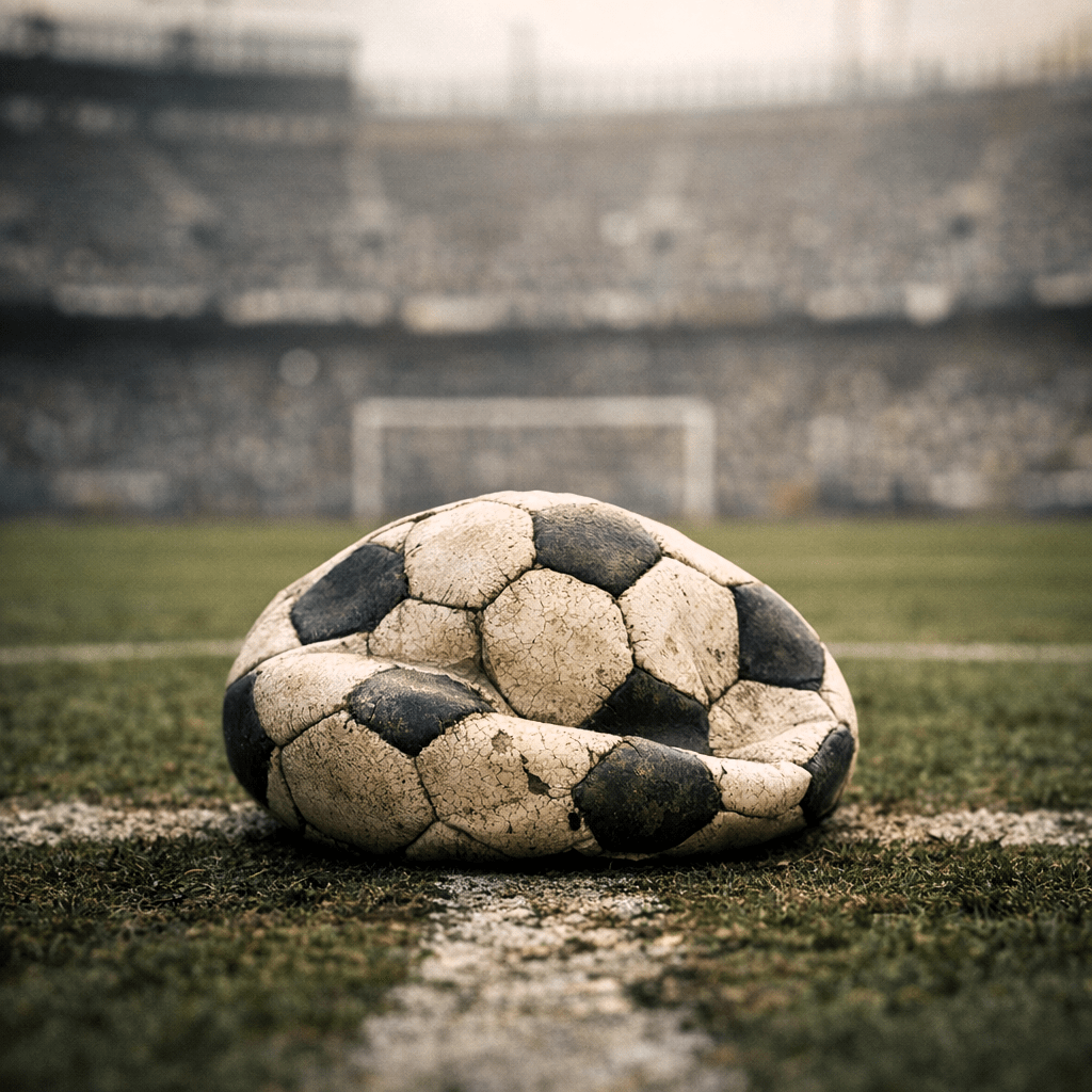 declino del calcioitaliano  - un pallone sgonfio