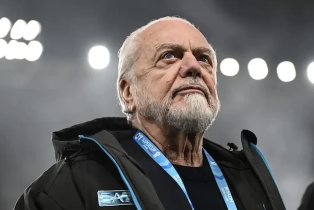 Il Presidente e proprietario del Napoli Aurelio De Lurentiis